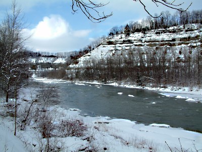 Zoar Valley in the Winter